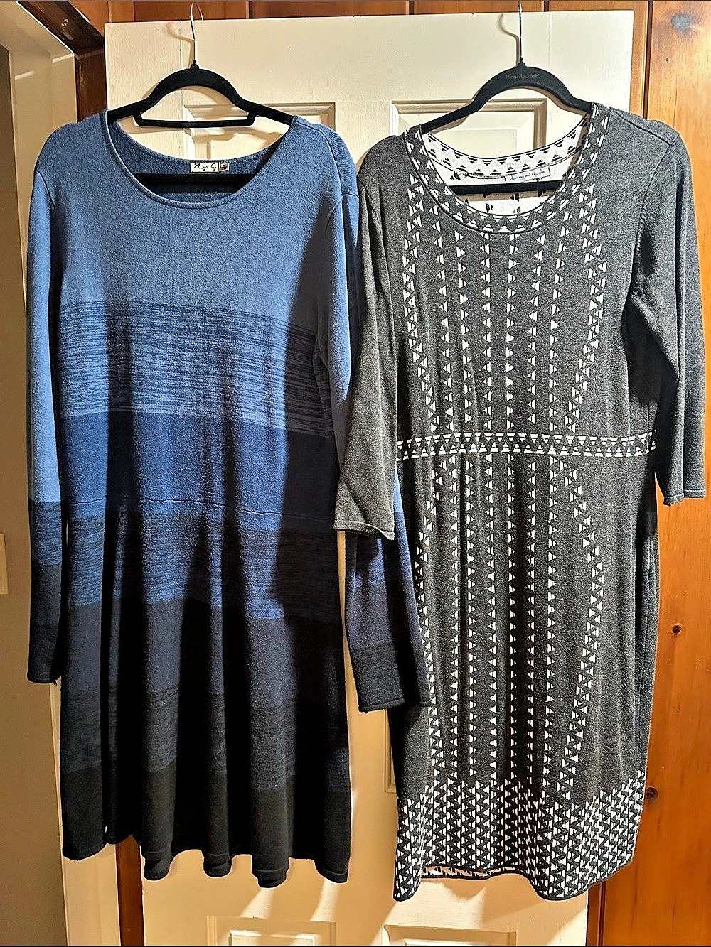 BUNDLE: 2 size L Sweater Dresses